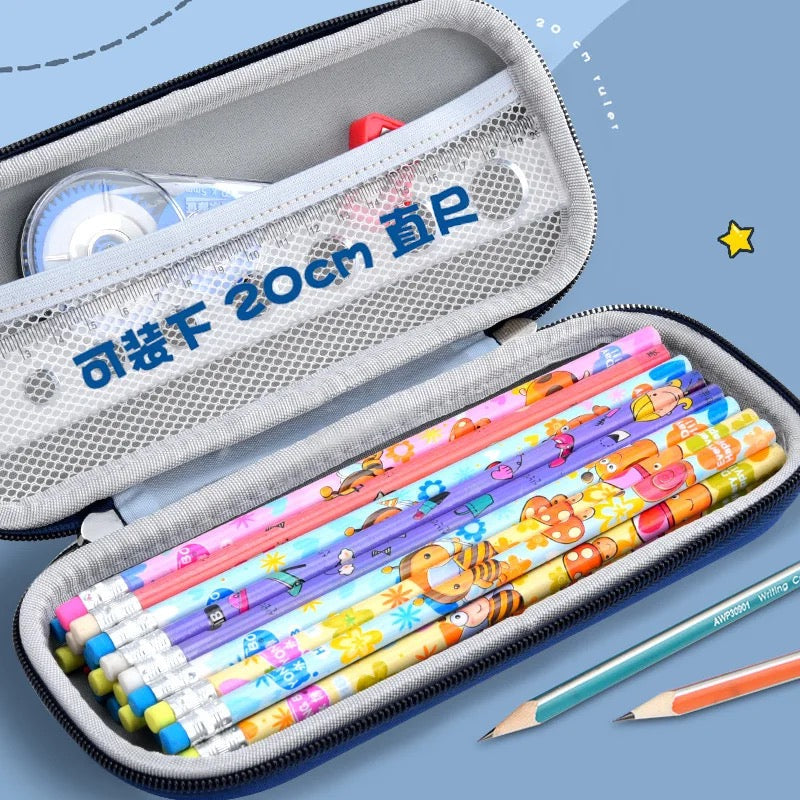 Cartoon 3D Pencil Box Children's Gift for Boys and Girls Large Capacity Study Pencil Bag Stationery Box