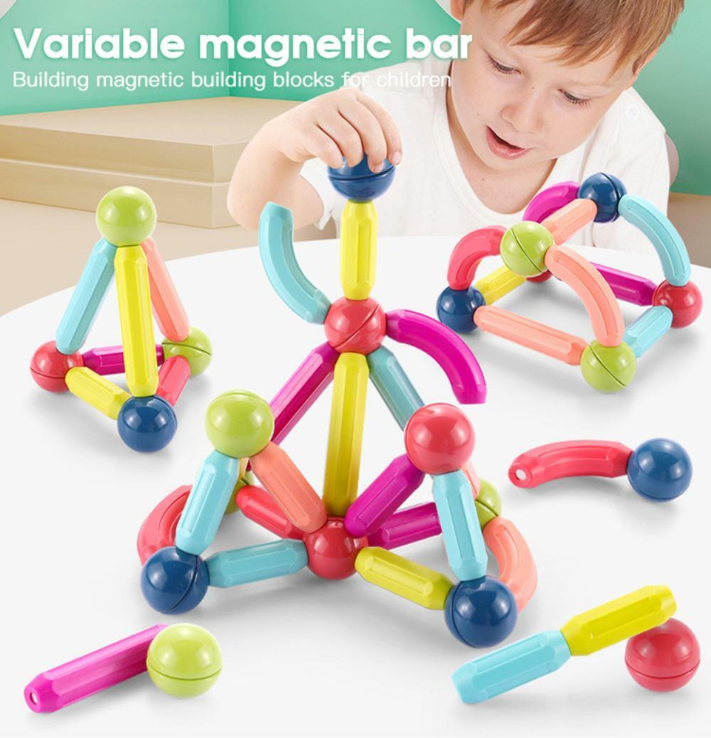 Magnetic Bar Blocks (25 Pieces)