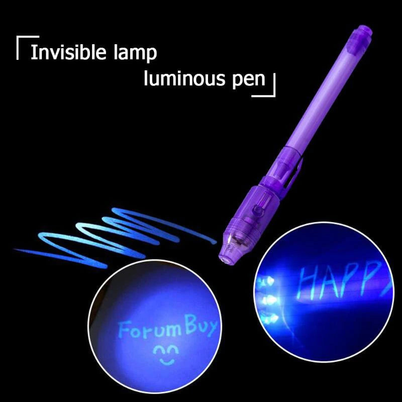 Writing Secret With Invisible Ink Pen