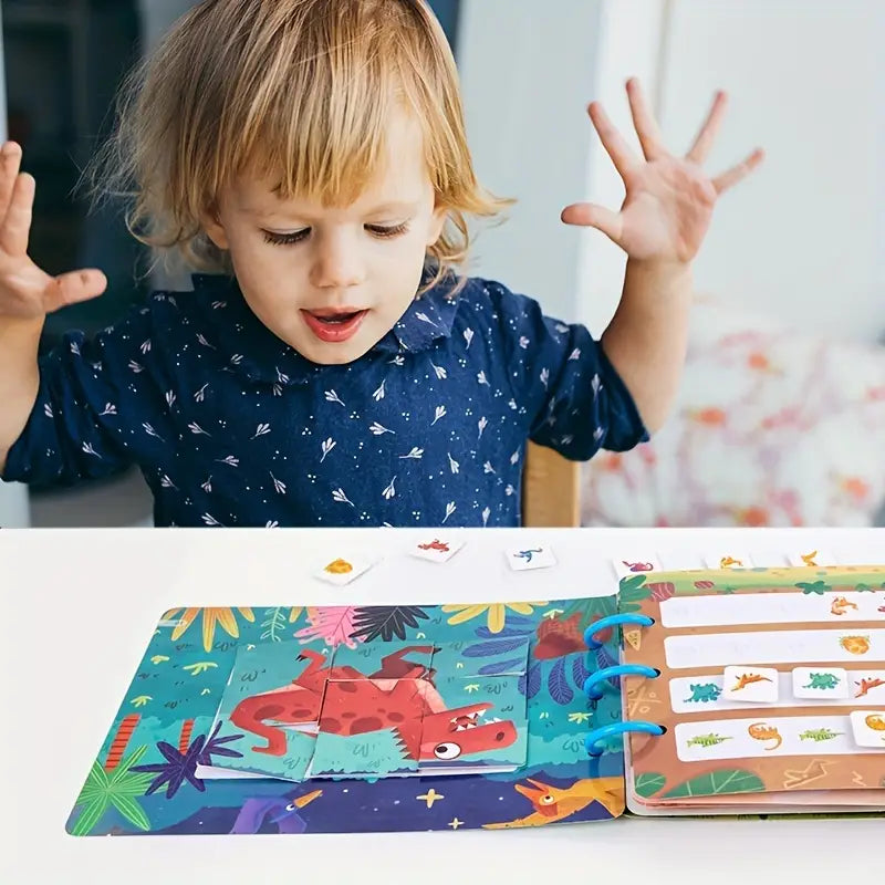 Engage Your Child's Imagination With This Montessori Busy Book Set - Busy Book Farm Themed Learning Toys!