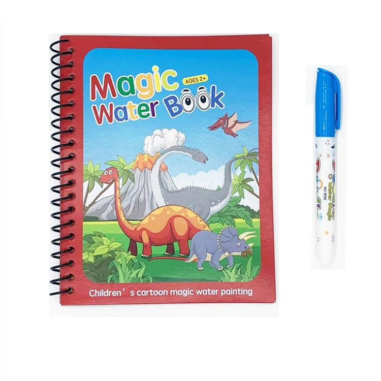 Magical Water Painting Book Toddler Early Education Toys Reusable Magic Drawing Coloring Book for Kids Children Montessori Toys